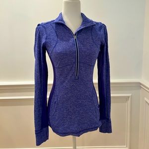 Lululemon half-zip pullover purple size 6